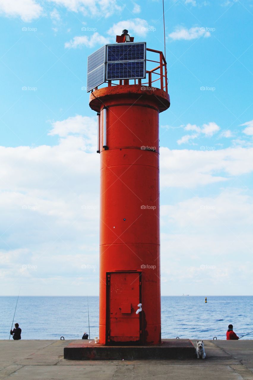 Lighthouse on the beach 