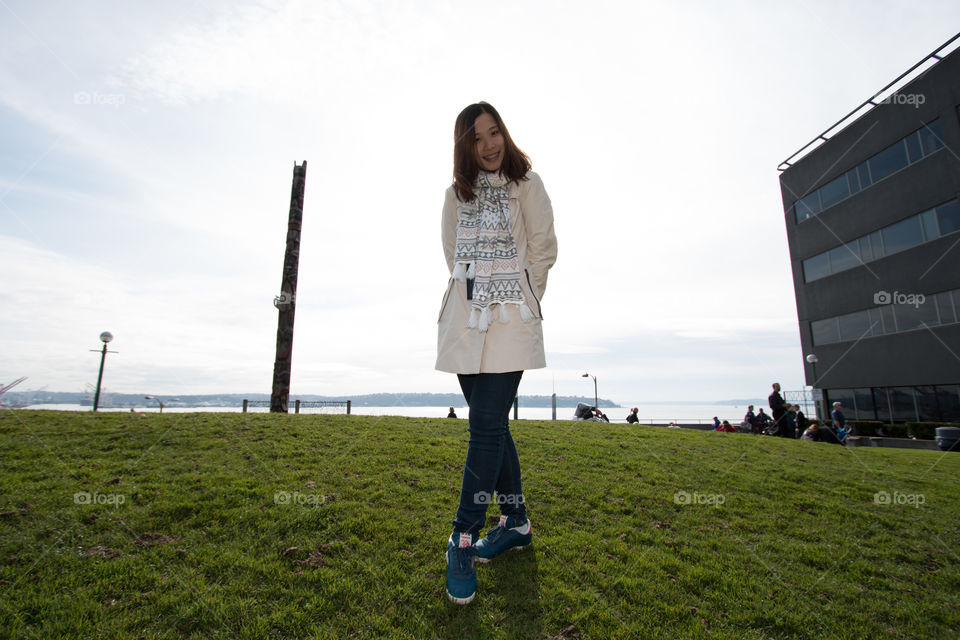 Girl in park 