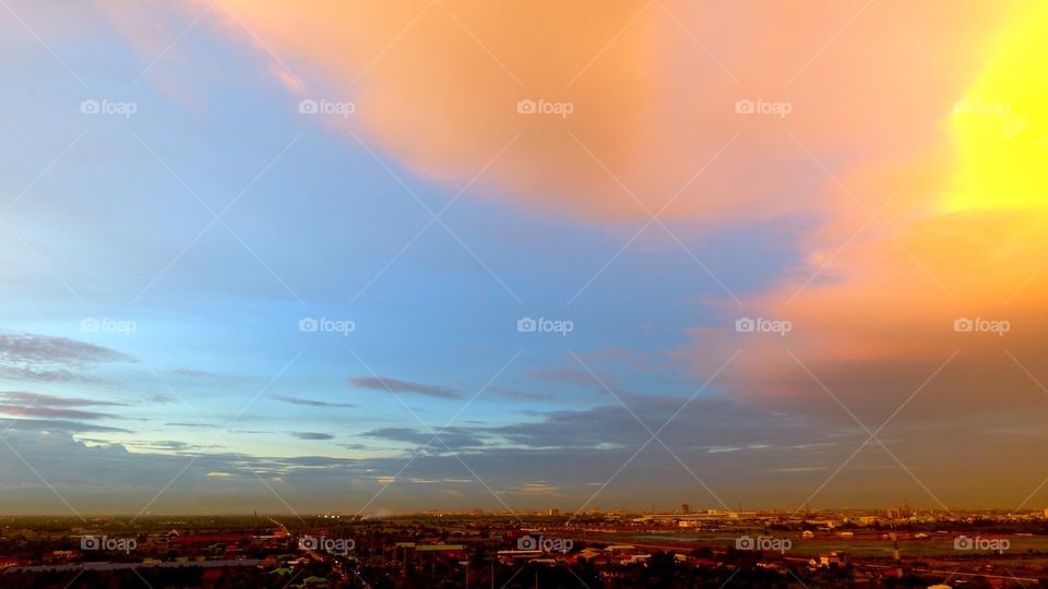 Sunset, Dawn, Sun, Dusk, No Person