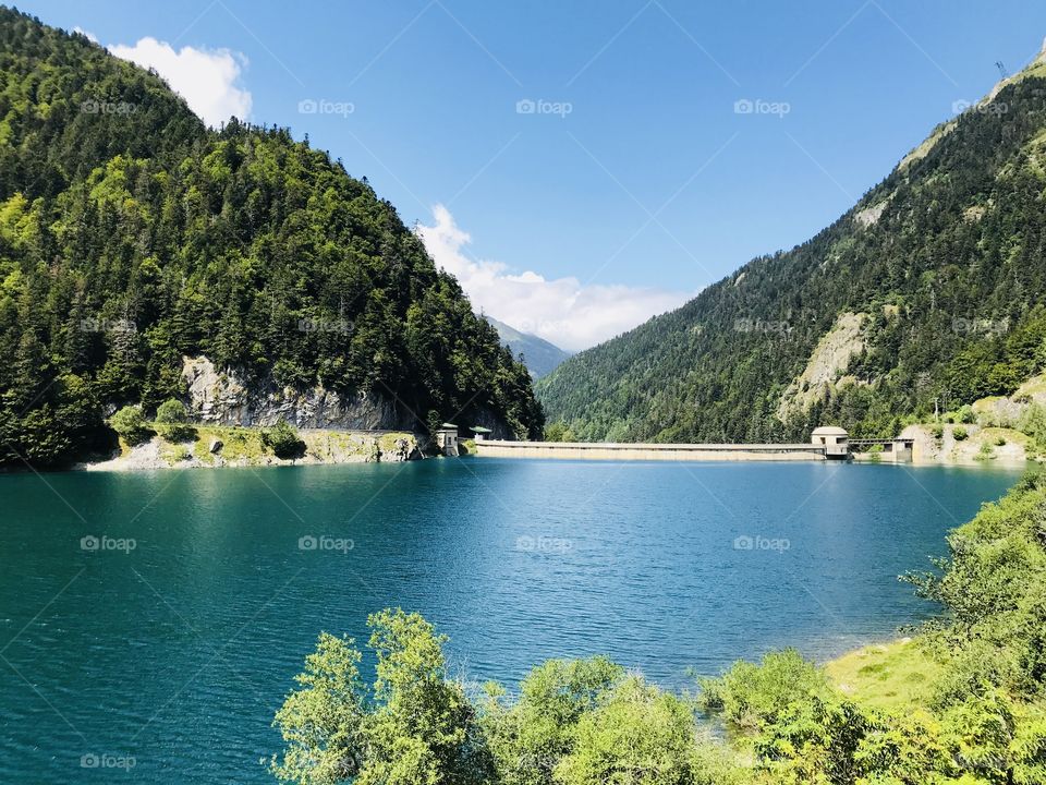 France Pyrenees Mountain landscape