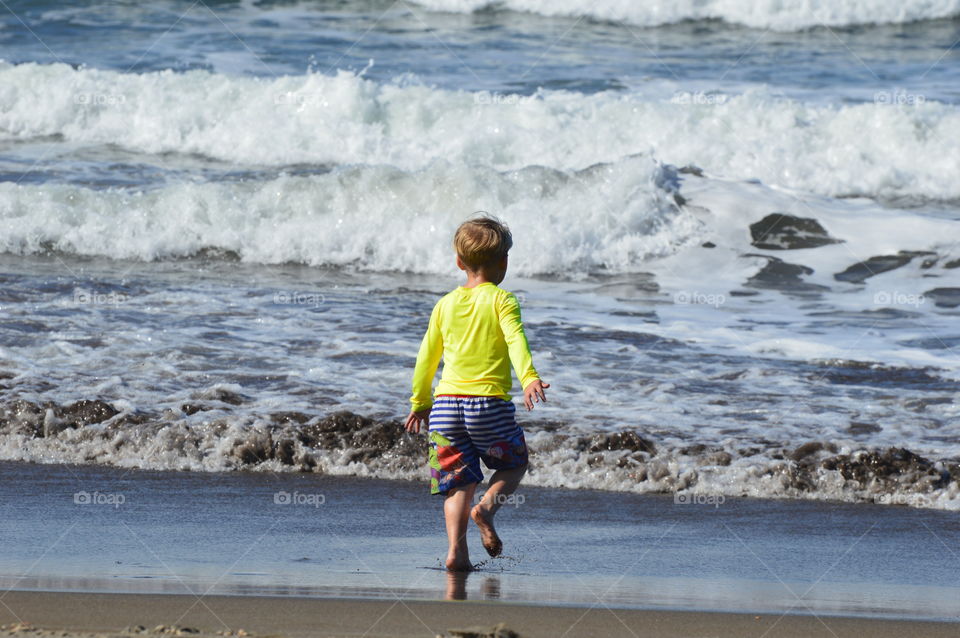 sunny day at the beach