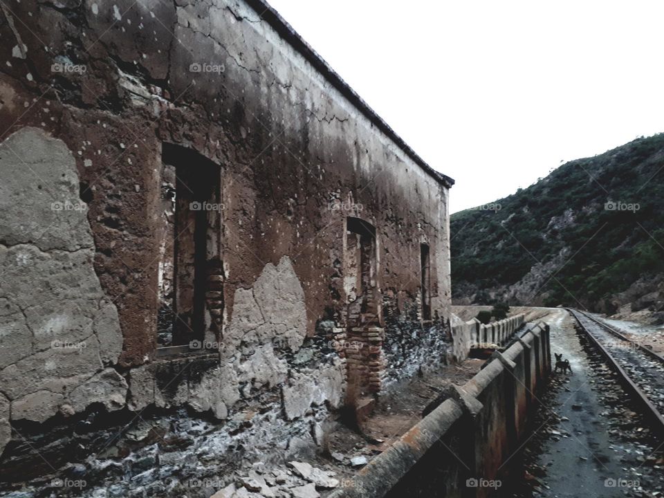 sunset hike along old train tracks