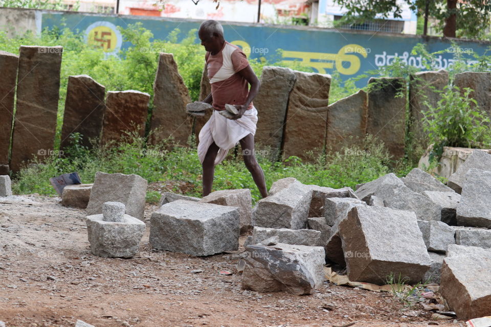 Outdoors, People, Travel, Stone, Adult