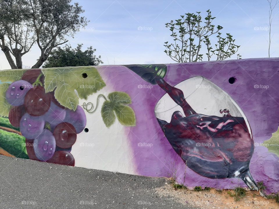 Visual Street Art - Vineyard