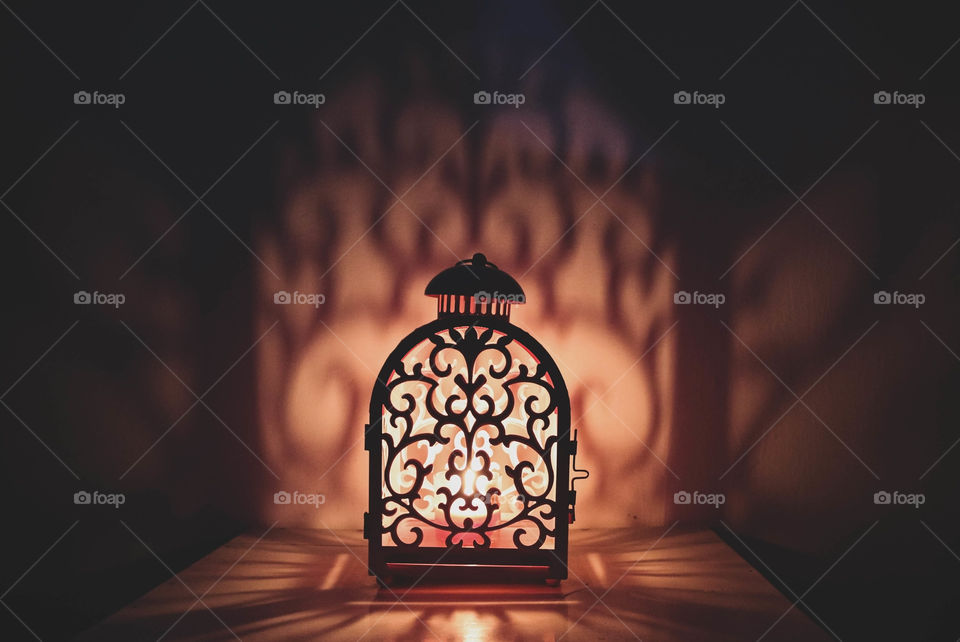 all the beauty of life is made up of light and shadow just light this lantern and the candle.