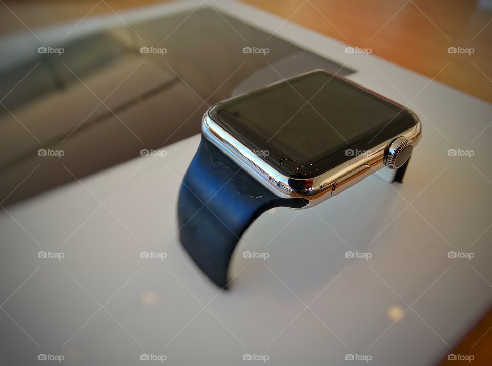 Apple Watch. Shiny New Apple Watch On Display