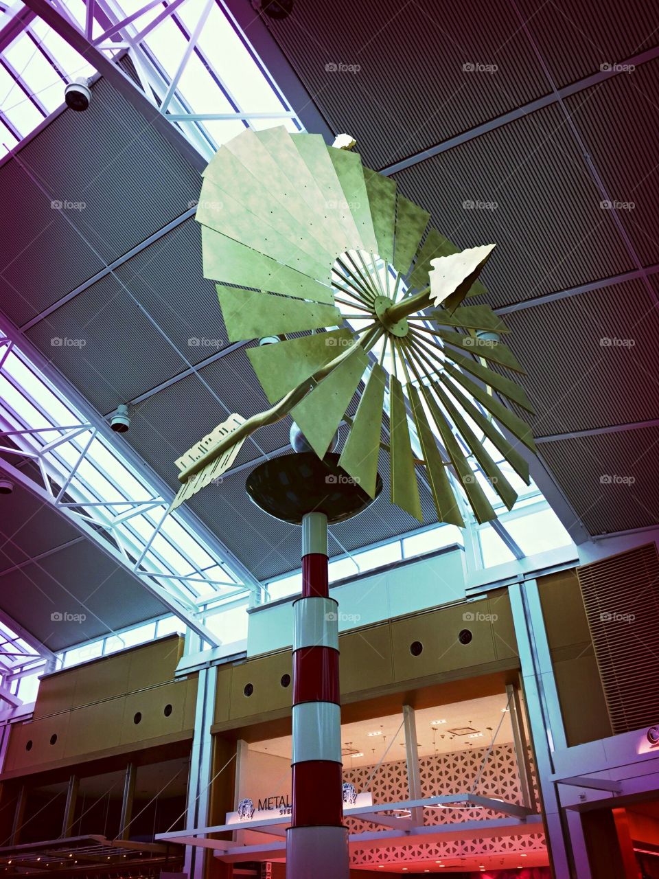 Airport sculpture