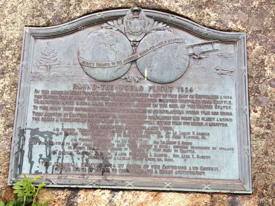 Old, Brass Memorial, Text, Travel, Sign