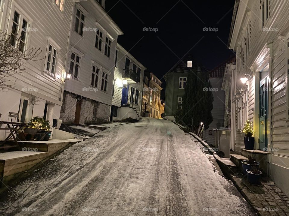 White tracks, Bergen 