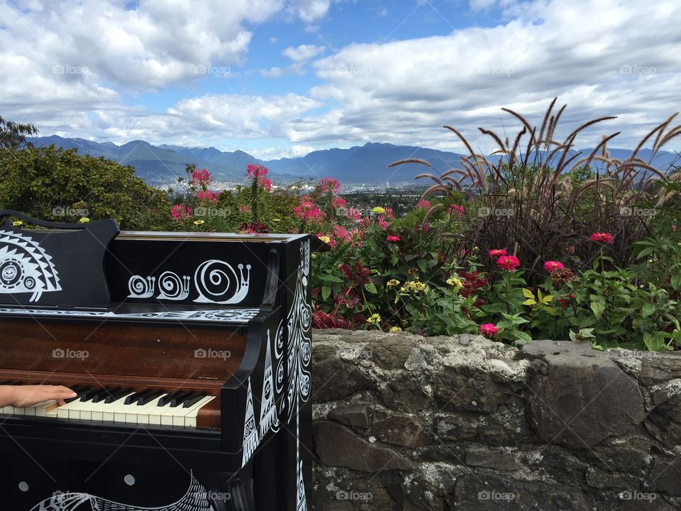 Outdoor piano