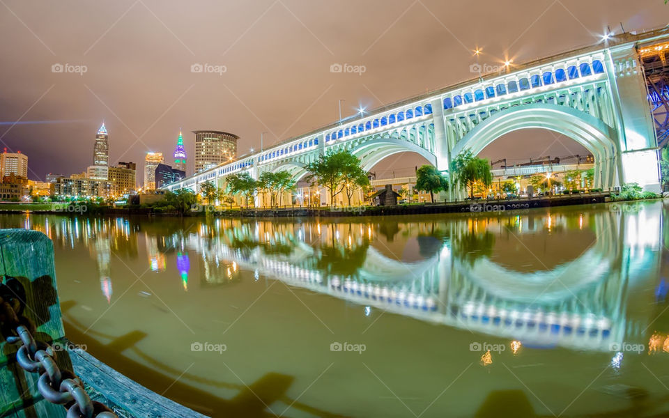 cleveland ohio skyline