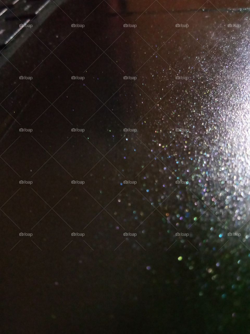 Lights effect on dust particles