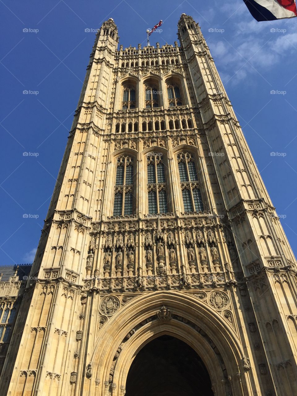 London Parliament tower