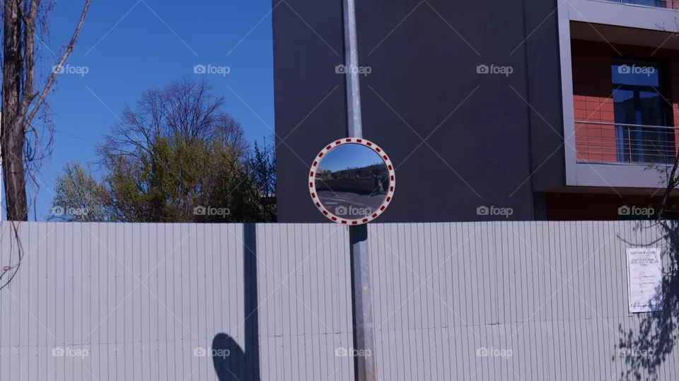 Mirror on the street