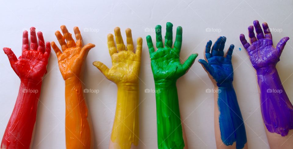 Painters hands 