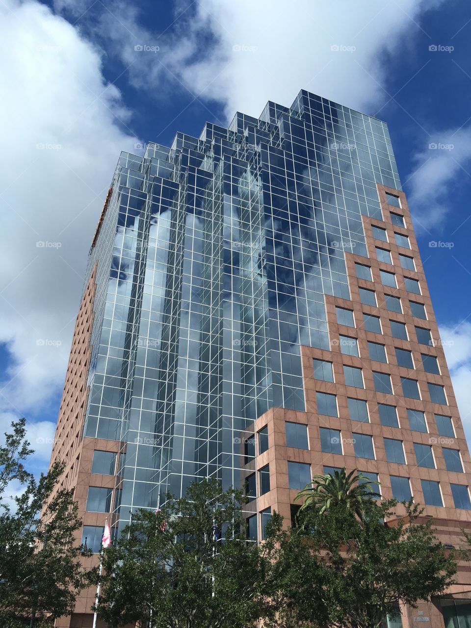 Beautiful Wells Fargo building in Orlando Florida 