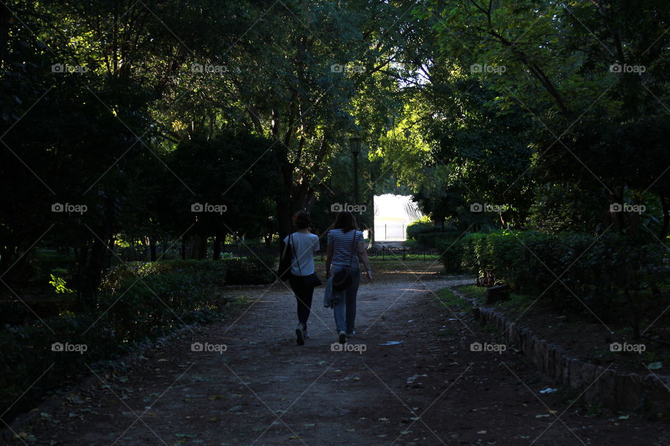walk at the park