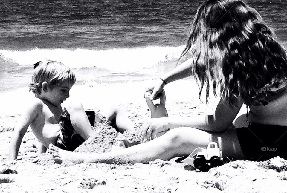 beach summer play child by havenner