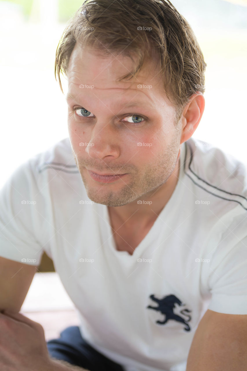 Matt Damon??? . Model shoot 