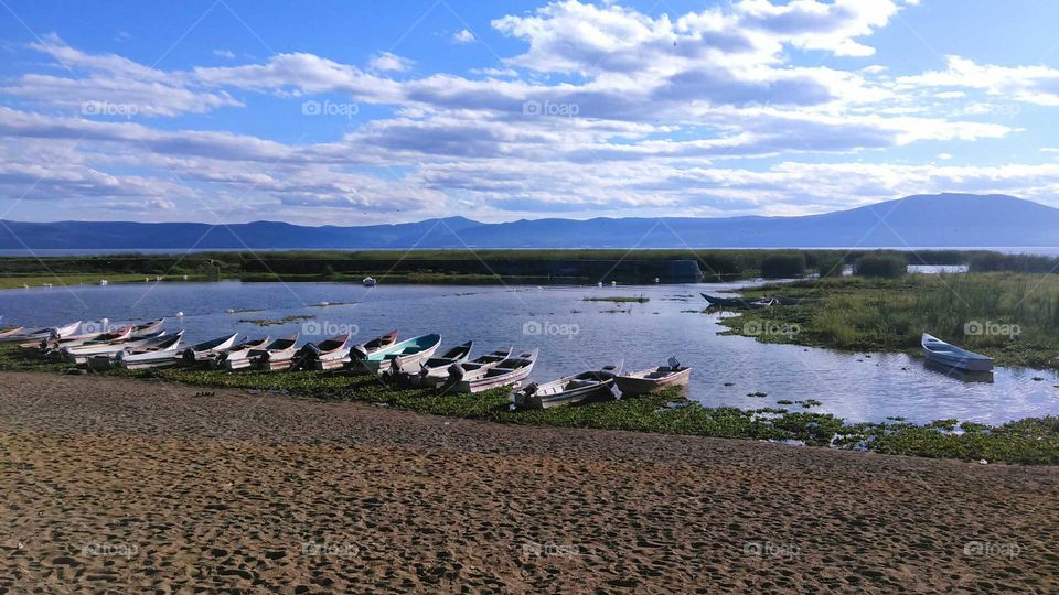 Hermosa postal lugar turistico Lago de Chapala