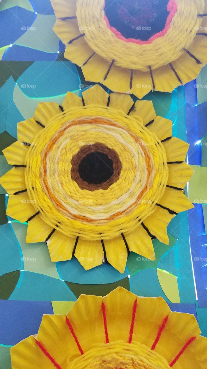 Sunshine Sun Flower Art