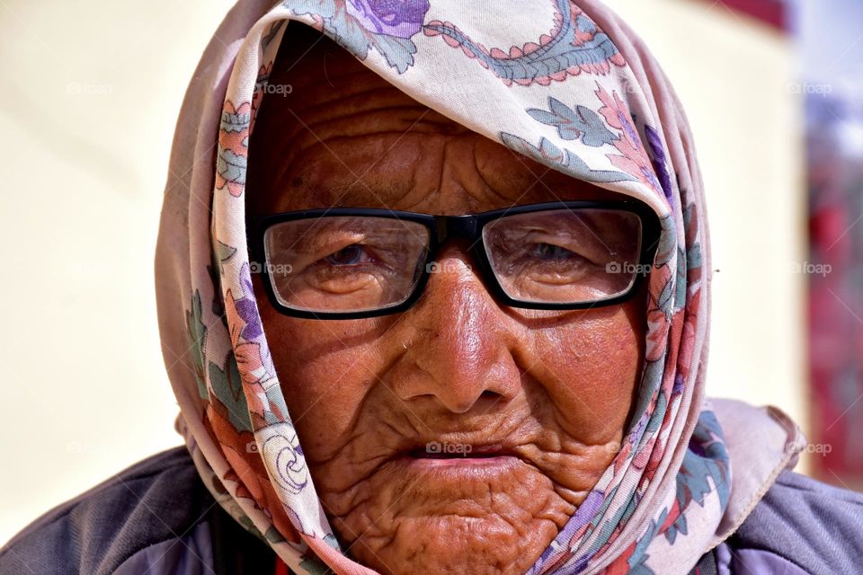 Portrait of a tribal woman