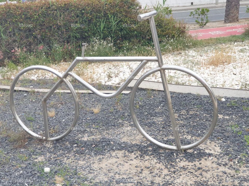 Bycicle#statue#material