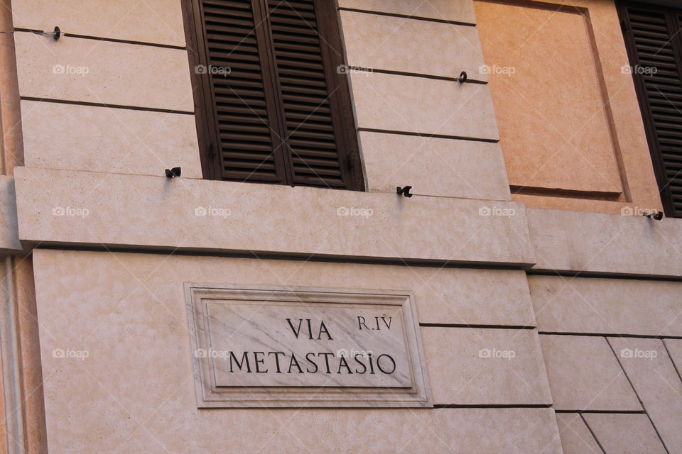 Via metastasio, Roma 