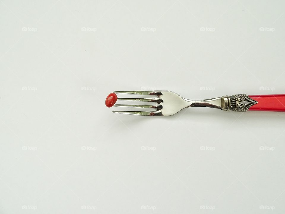 Pill on a fork