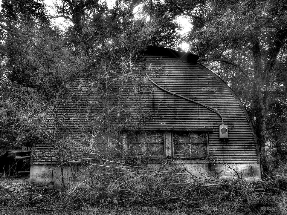 Abandoned Structure- front.