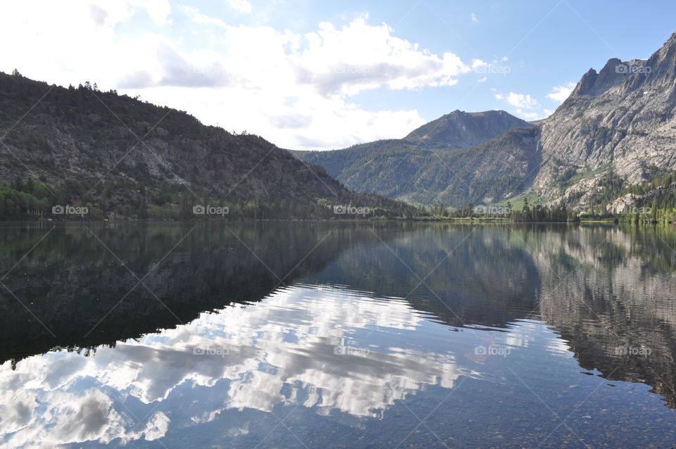 Silver lake reflection