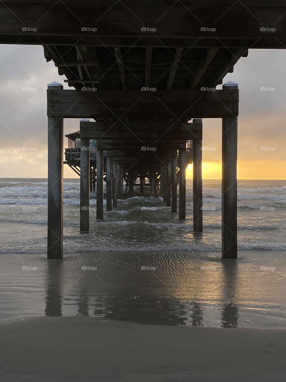 Pier sunrise