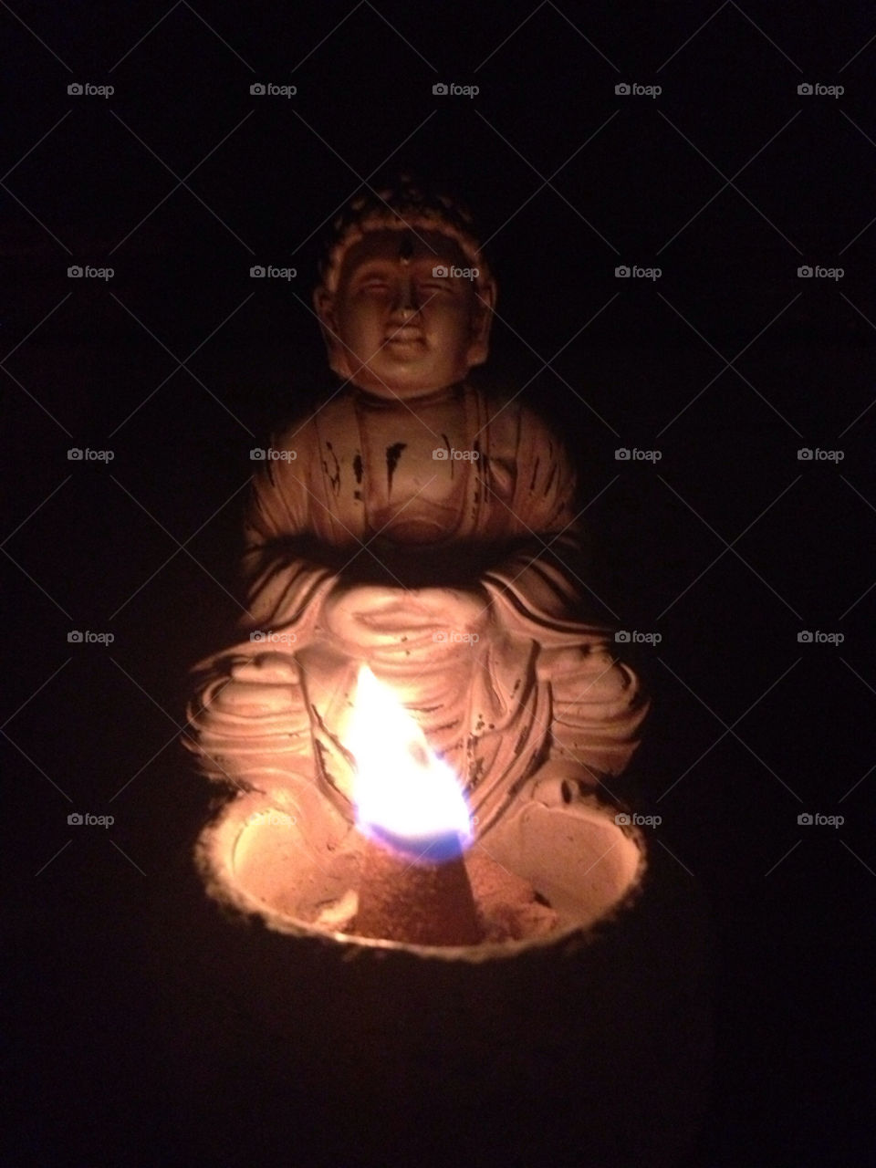 light buddha peaceful peace by analia