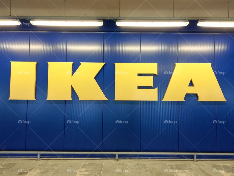 Ikea shop sign