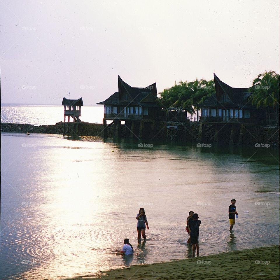 Early evening at the beach