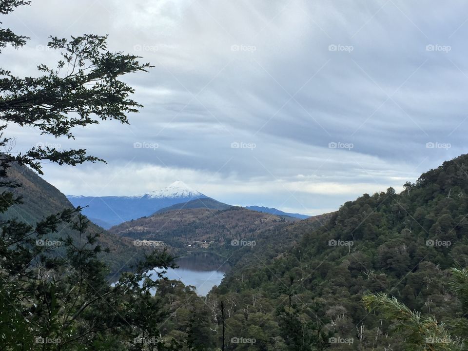 Hiking in southern Chile 