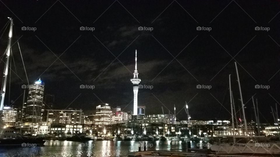downtown Auckland