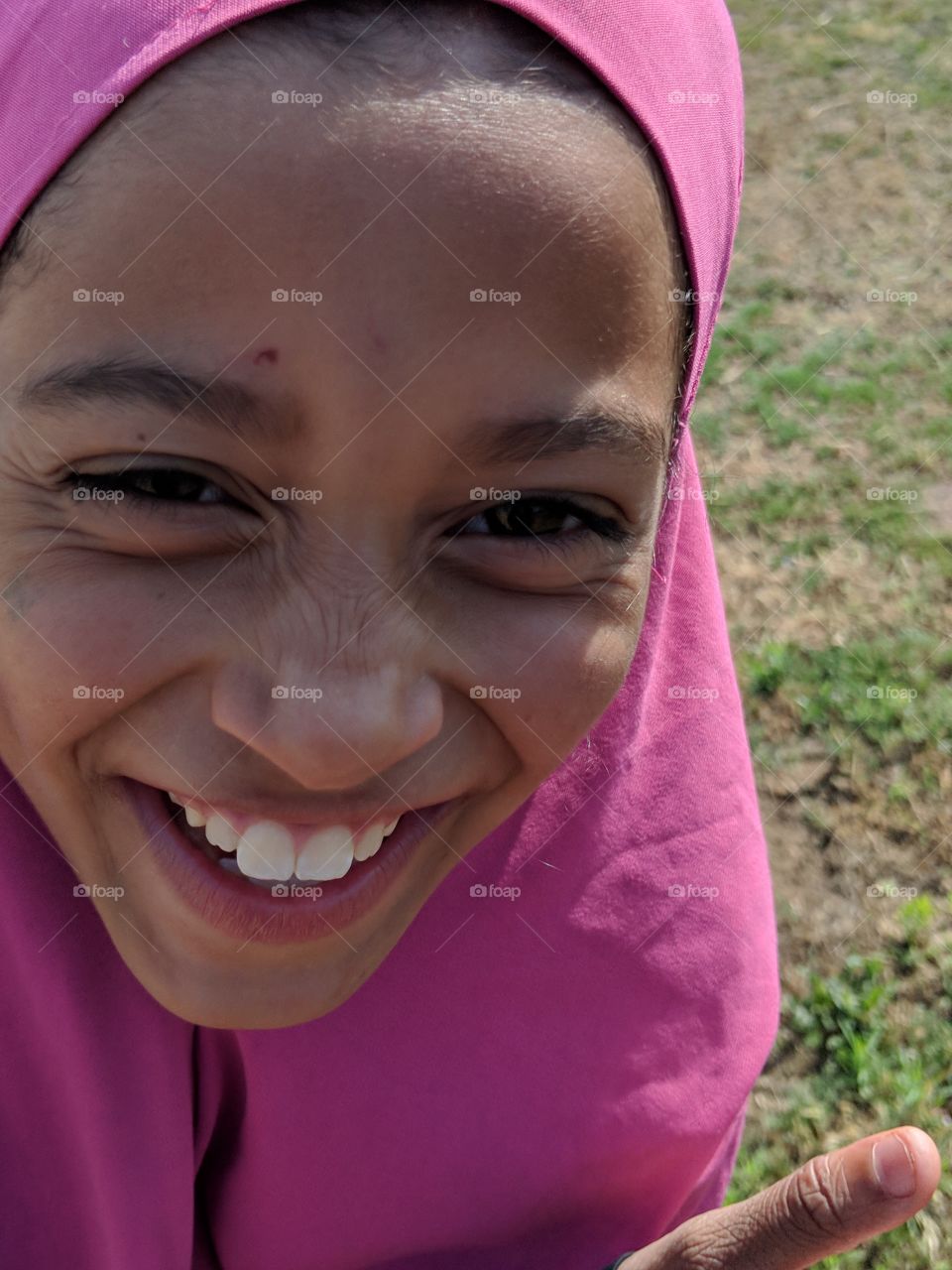 Give us a huge smile