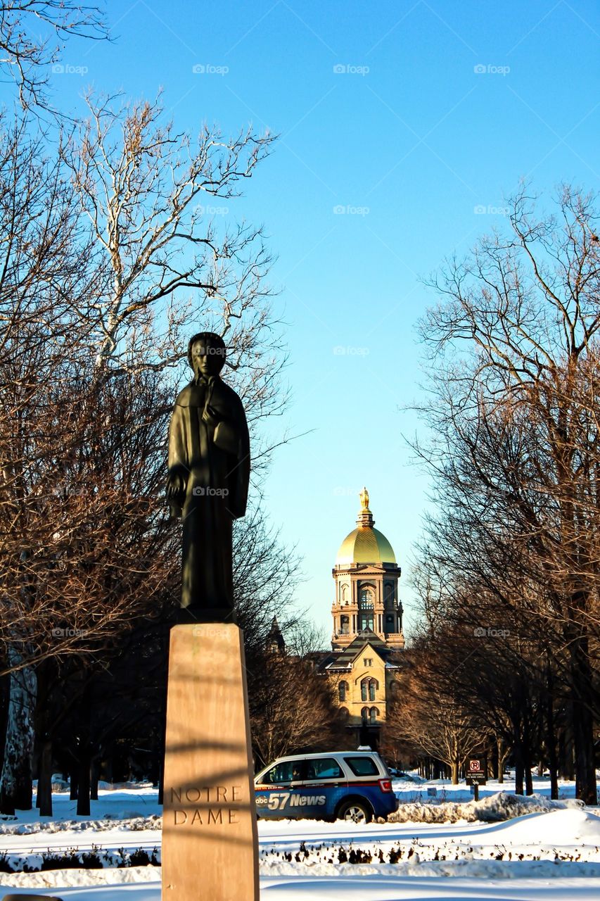 News of Father Hesburgh's Passing Travels Local to Global