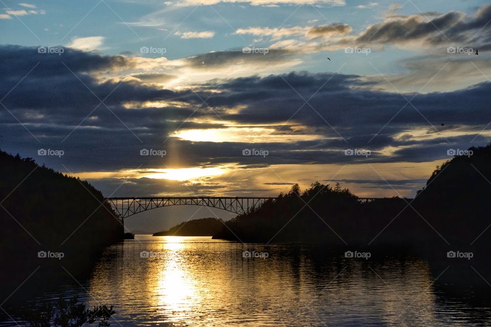 Sunset at Deception Pass