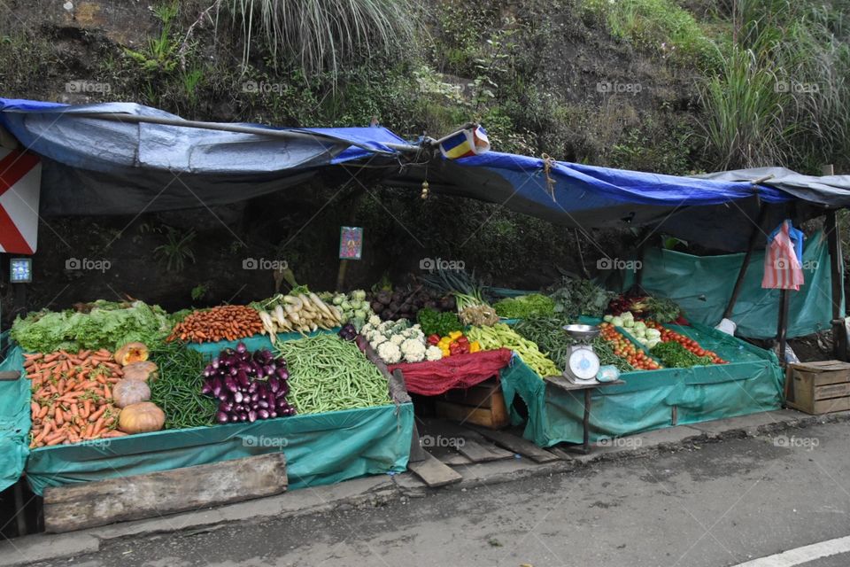 Vegetables market