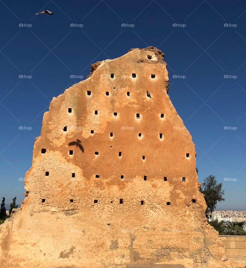 Wall Moroccan castle