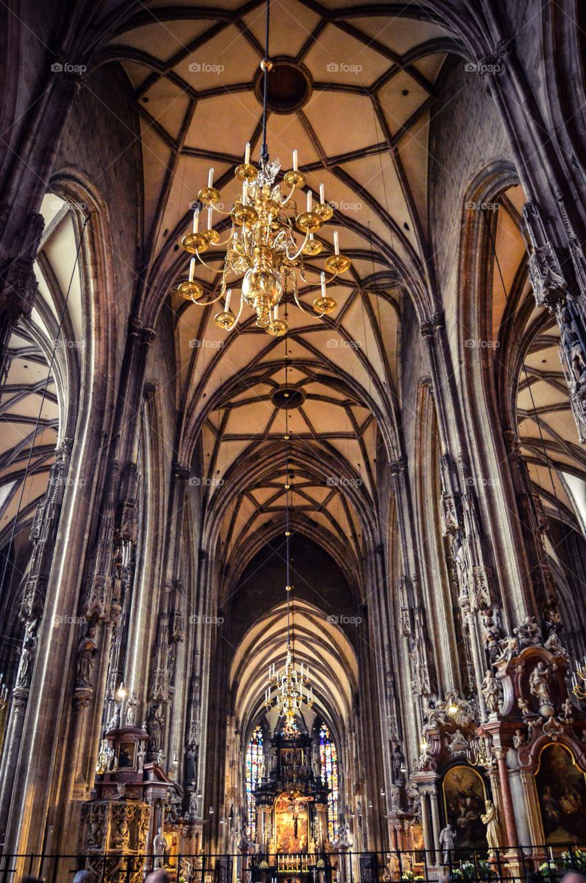 Interior de la Catedral de San Esteban de Viena (Vienna - Austria)