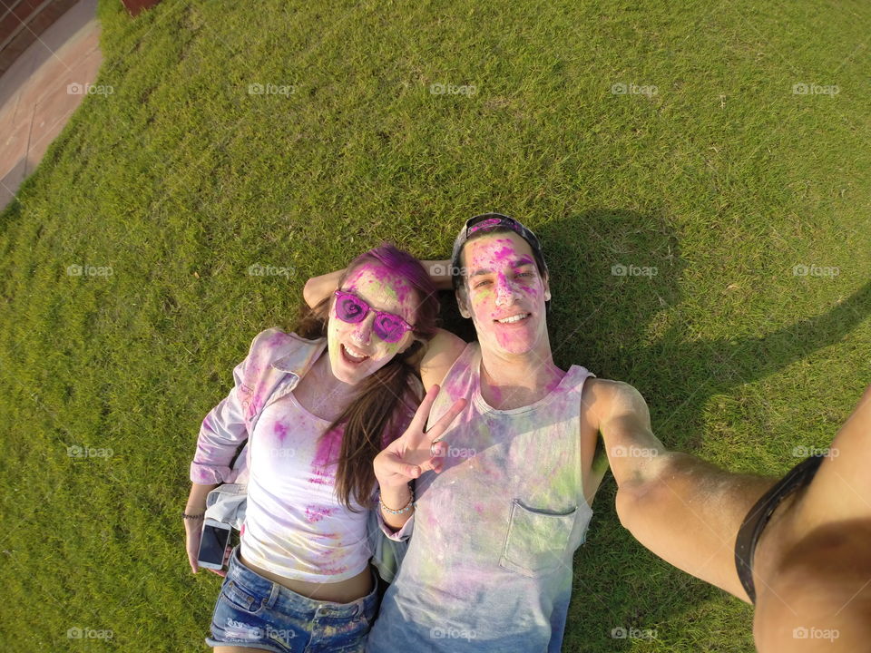 Holi. Indian color festival 