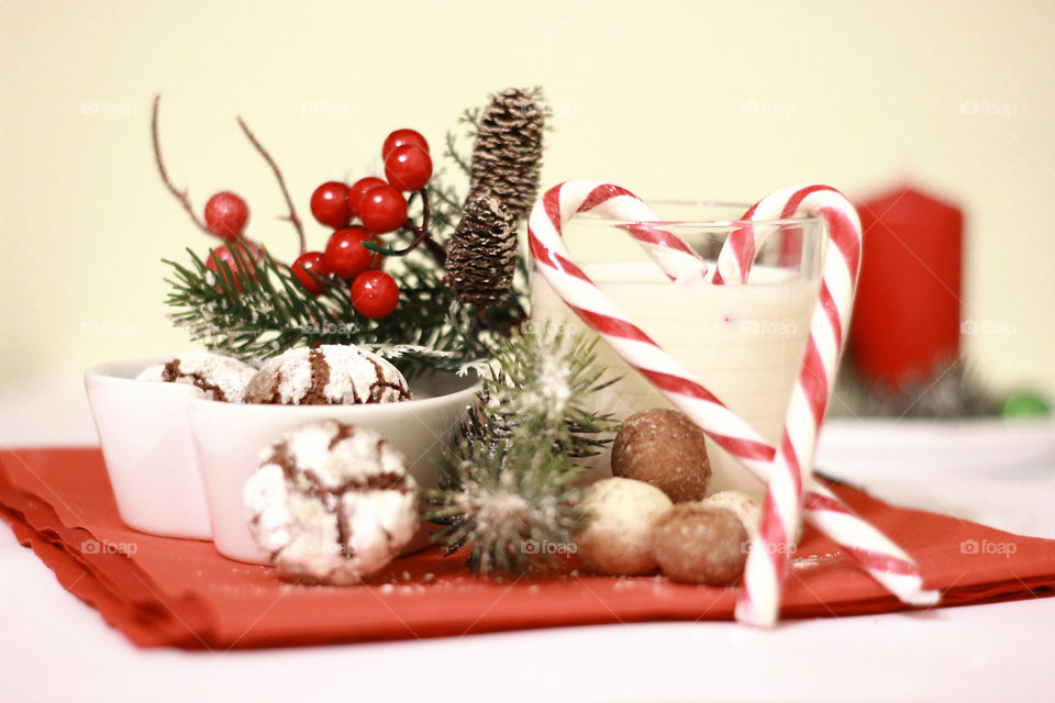 Preparing snacks for Santa