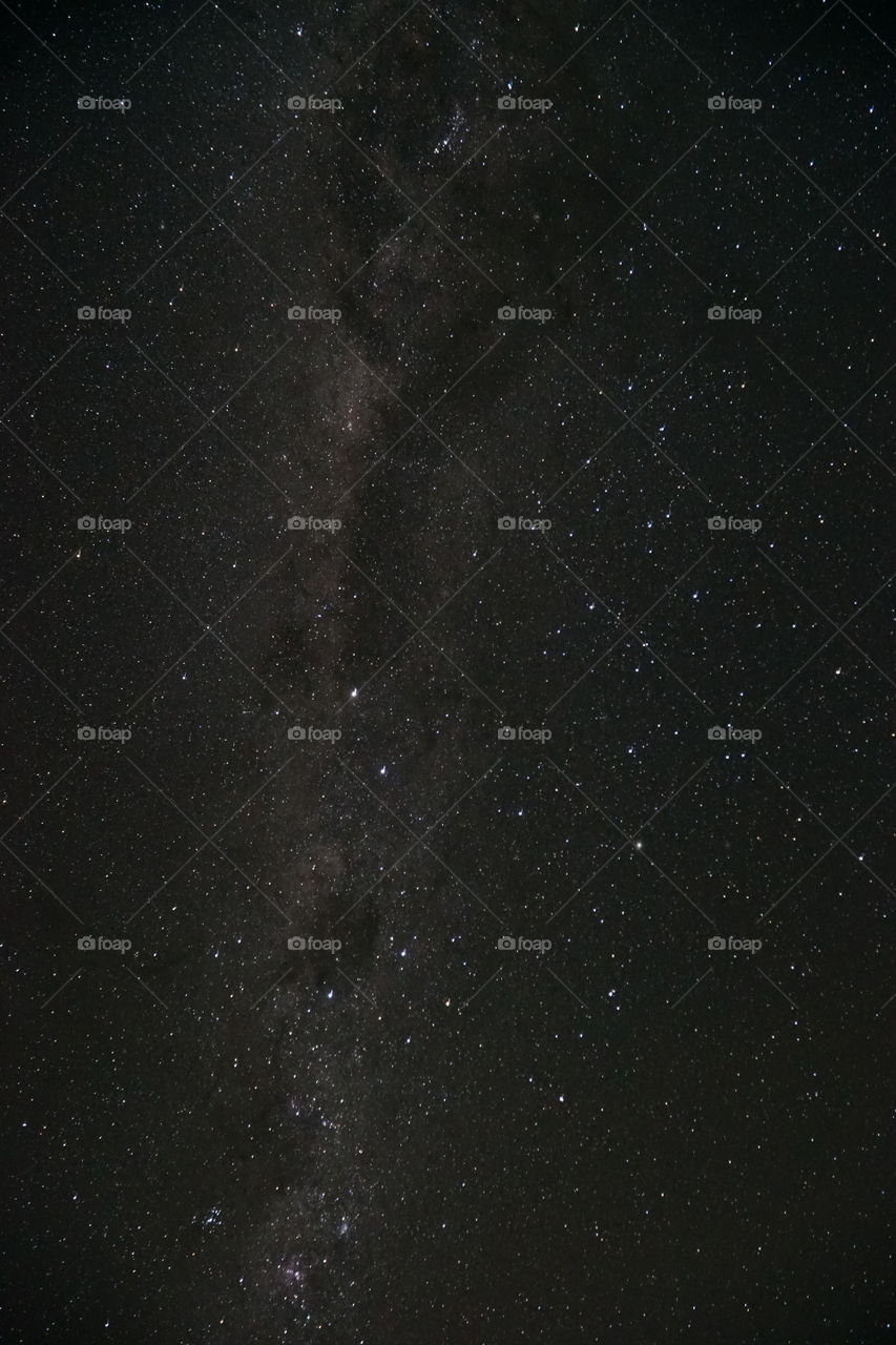 The Milky way. Souther hemisphere. With the Souther cross and pointers