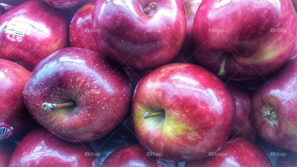 delicious fresh red apple