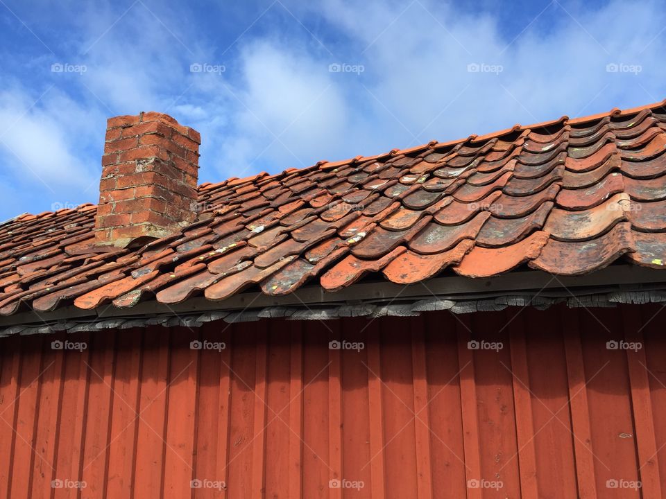 Old roof
