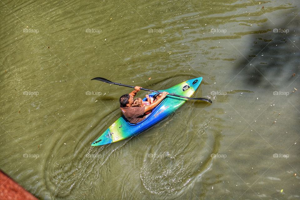 kayakers at Rope Mill Park