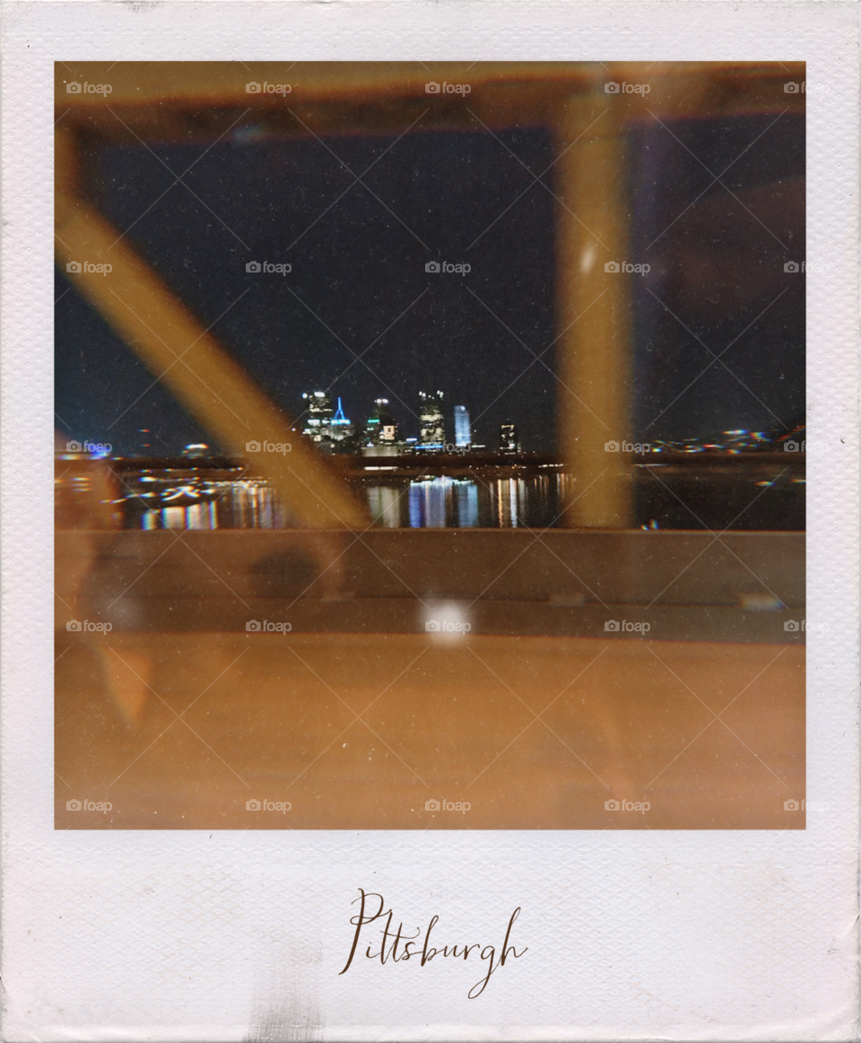Pittsburgh in a Polaroid 
